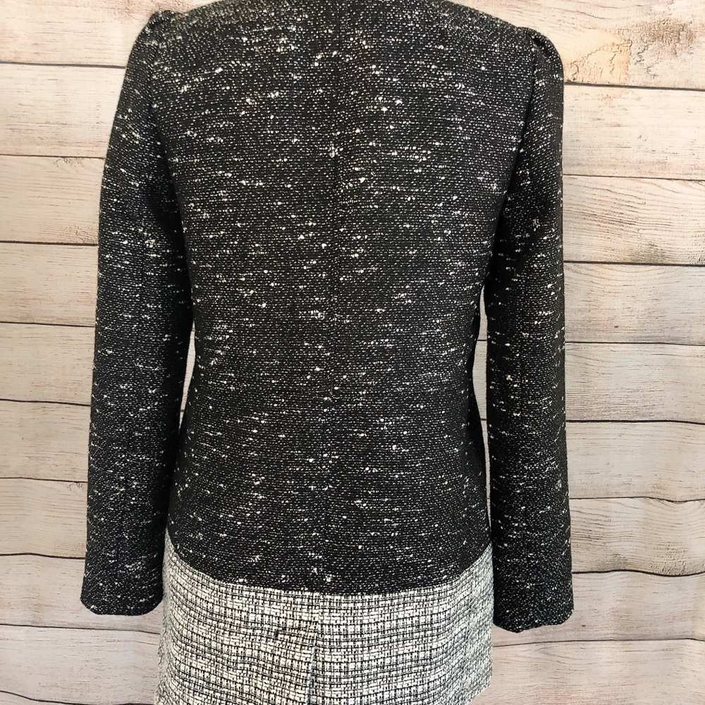 Banana Republic two tone tweed coat jacket - Picture 5 of 8